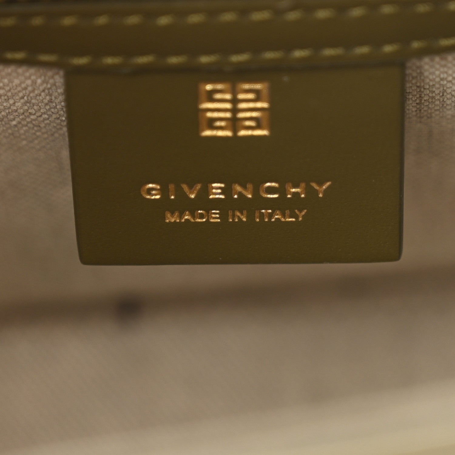 Givenchy Box Calfskin Mini Lock Antigona Shoulder Bag Dark Khaki 6 of 10