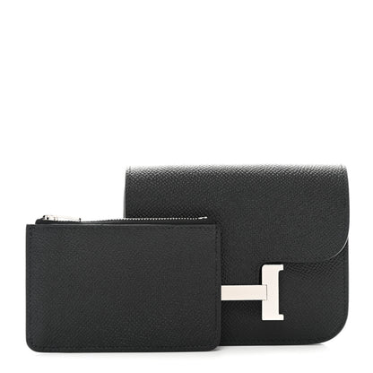 Hermes Epsom Constance Slim Wallet Black 3 of 9