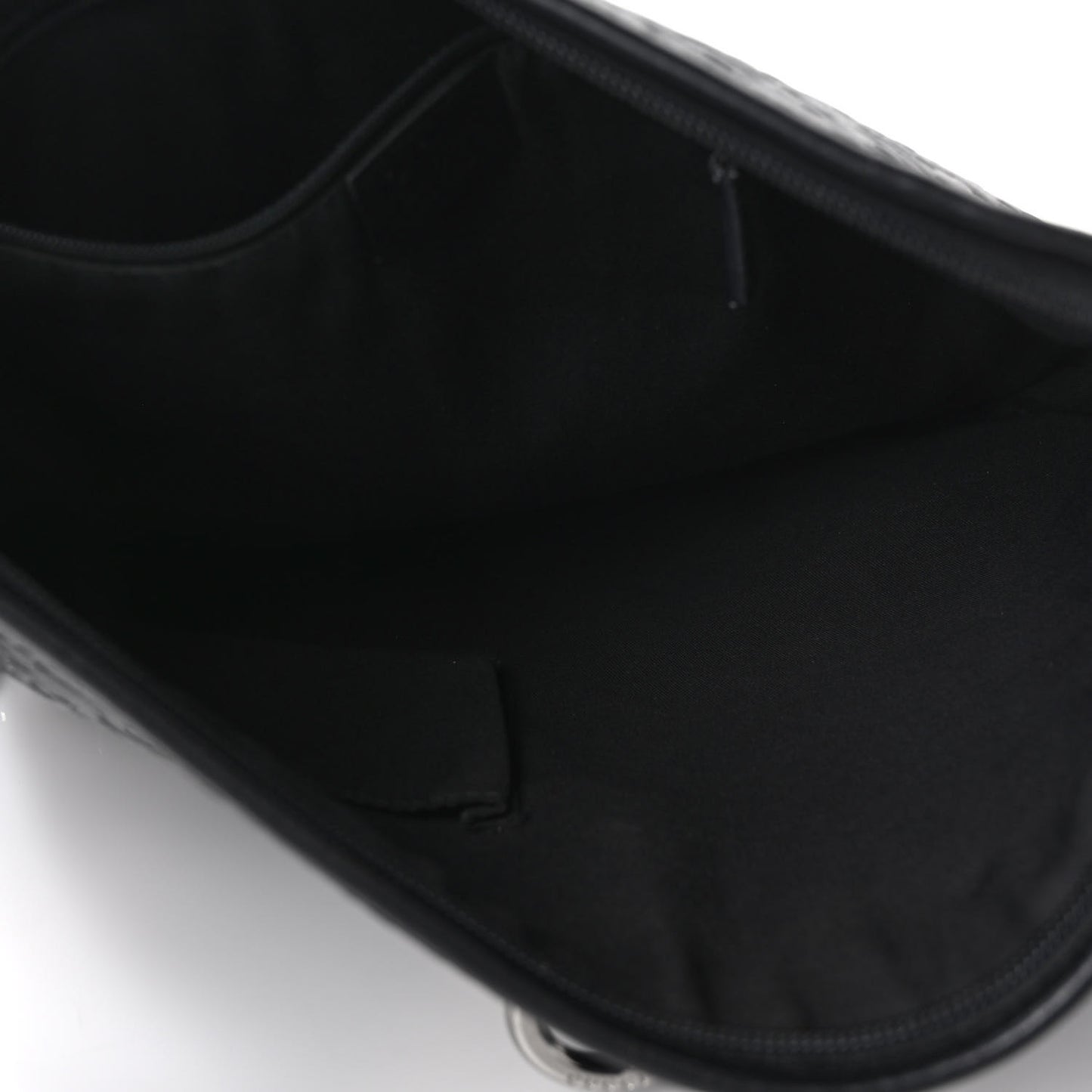 Calfskin Horsebit Embossed Abbey Messenger Black
