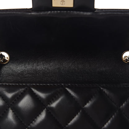 Chanel Lambskin Quilted Extra Mini Rectangular Flap Black 9 of 13