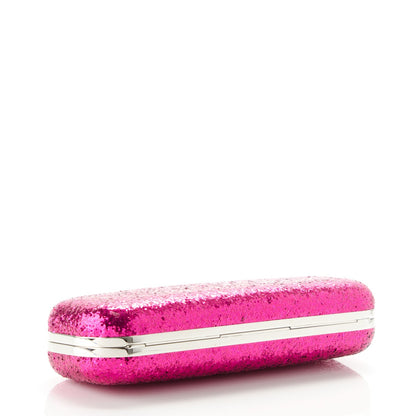 Alexander McQueen PVC Glitter Knuckle Box Clutch Pink 4 of 8
