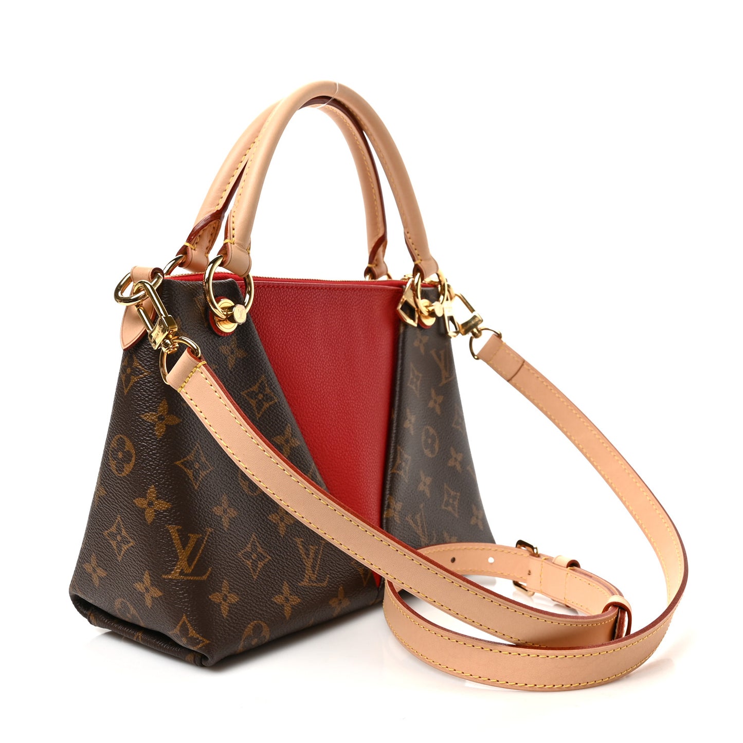 Monogram V Tote BB Cherry
