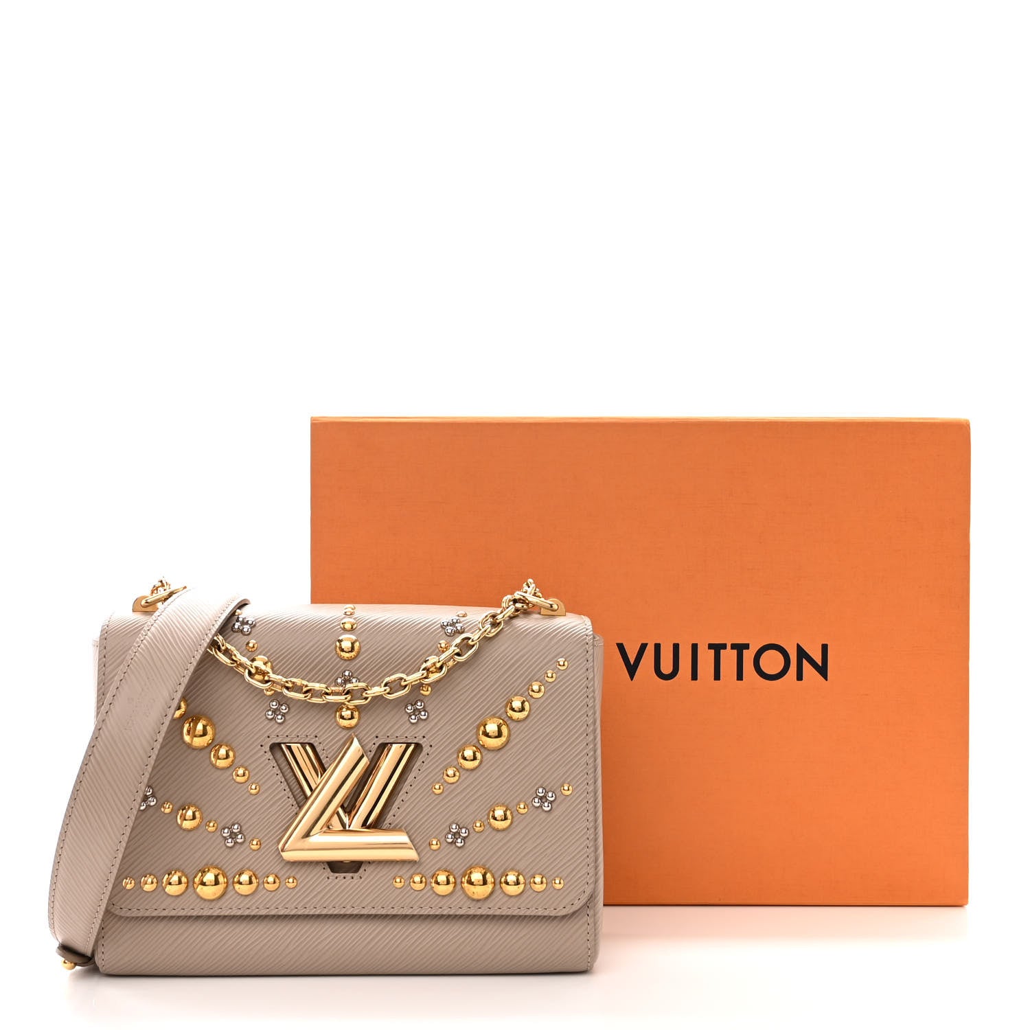 Louis Vuitton Epi Studded Sol Twist Shoulder Bag MM Galet 11 of 11