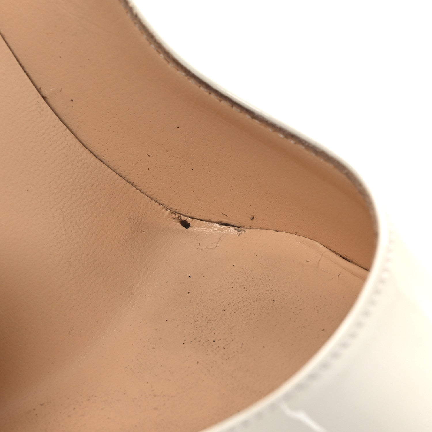 Christian Louboutin Patent Hot Chick 100 Pumps 38 White 11 of 11
