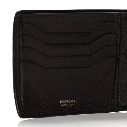 Tom Ford Goatskin Bi-Fold Wallet Dark Brown 6 of 11
