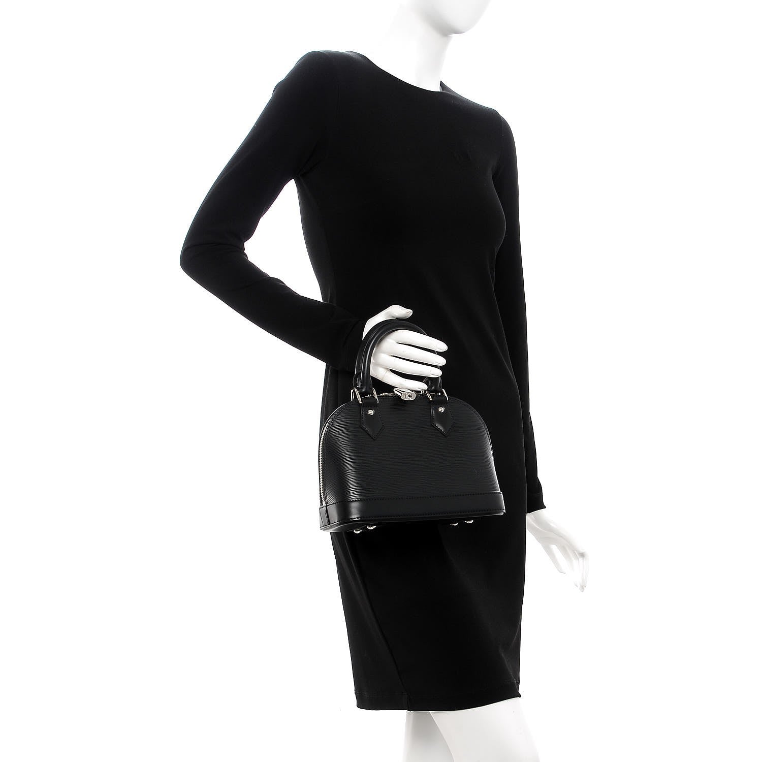 Louis Vuitton Epi Alma BB Black 1 of 5