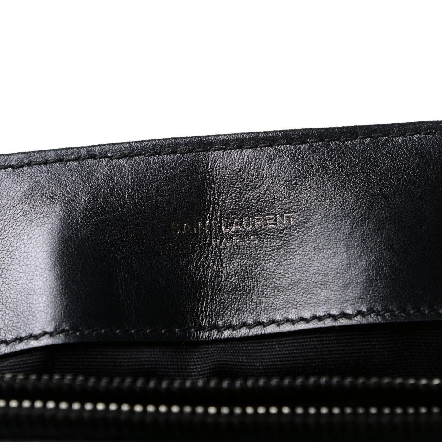 Calfskin Y Quilted Monogram Medium Loulou Chain Satchel Black