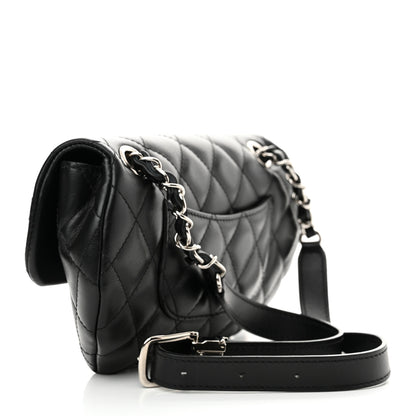 Chanel Calfskin Quilted CC Uniform Flap Belt Bag Black 4 of 14