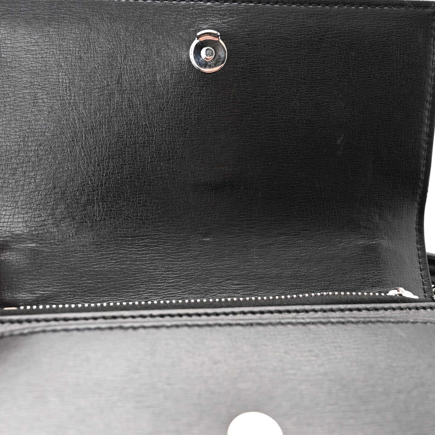 Calfskin Monogram Sunset Chain Wallet Black