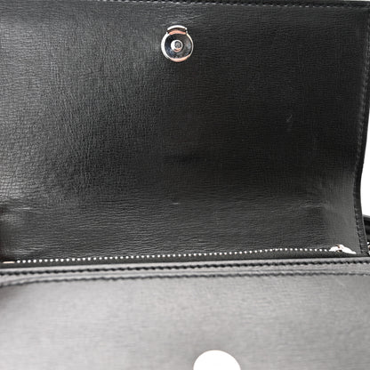 Saint Laurent Calfskin Monogram Sunset Chain Wallet Black 11 of 12