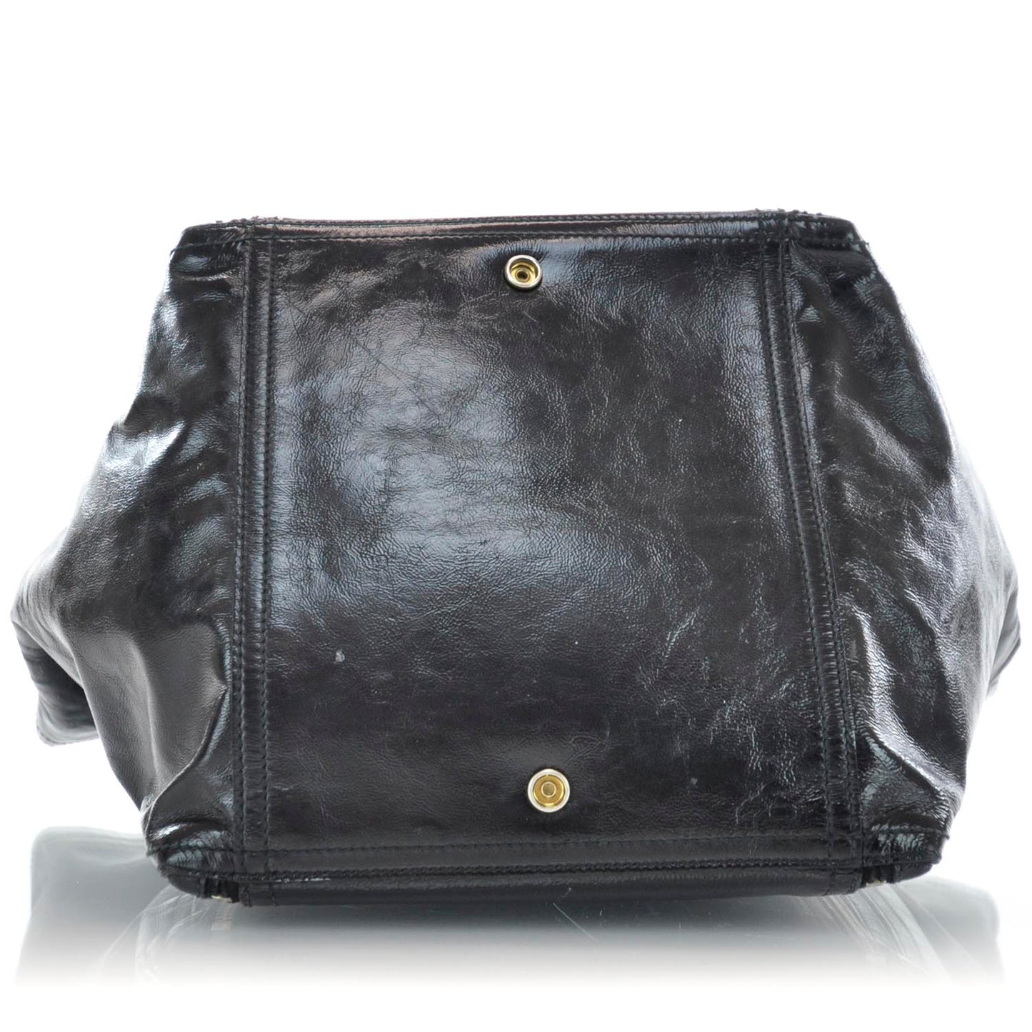 Patent Large Downtown Tote Black