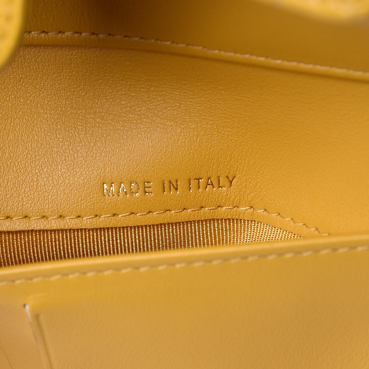 Chanel Caviar Quilted Medium Flap Wallet Yellow 7 of 12