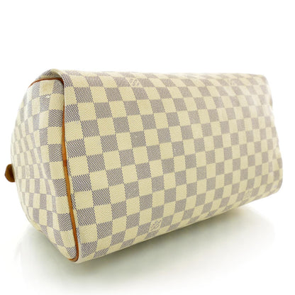 Louis Vuitton Damier Azur Speedy 35 4 of 9