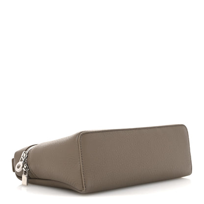 Loro Piana Grained Calfskin L19 Extra Pocket Pouch Warm Mastic 4 of 11