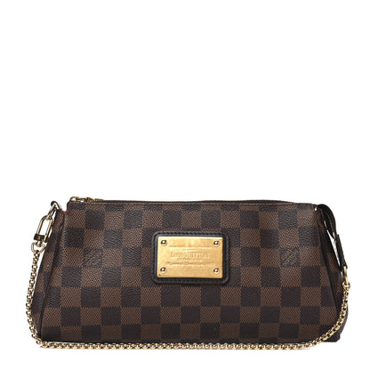 Louis Vuitton Damier Ebene Eva Clutch 1 of 11