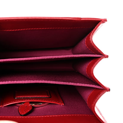 Bulgari Calfskin Serpenti Forever Top Handle Red 9 of 17