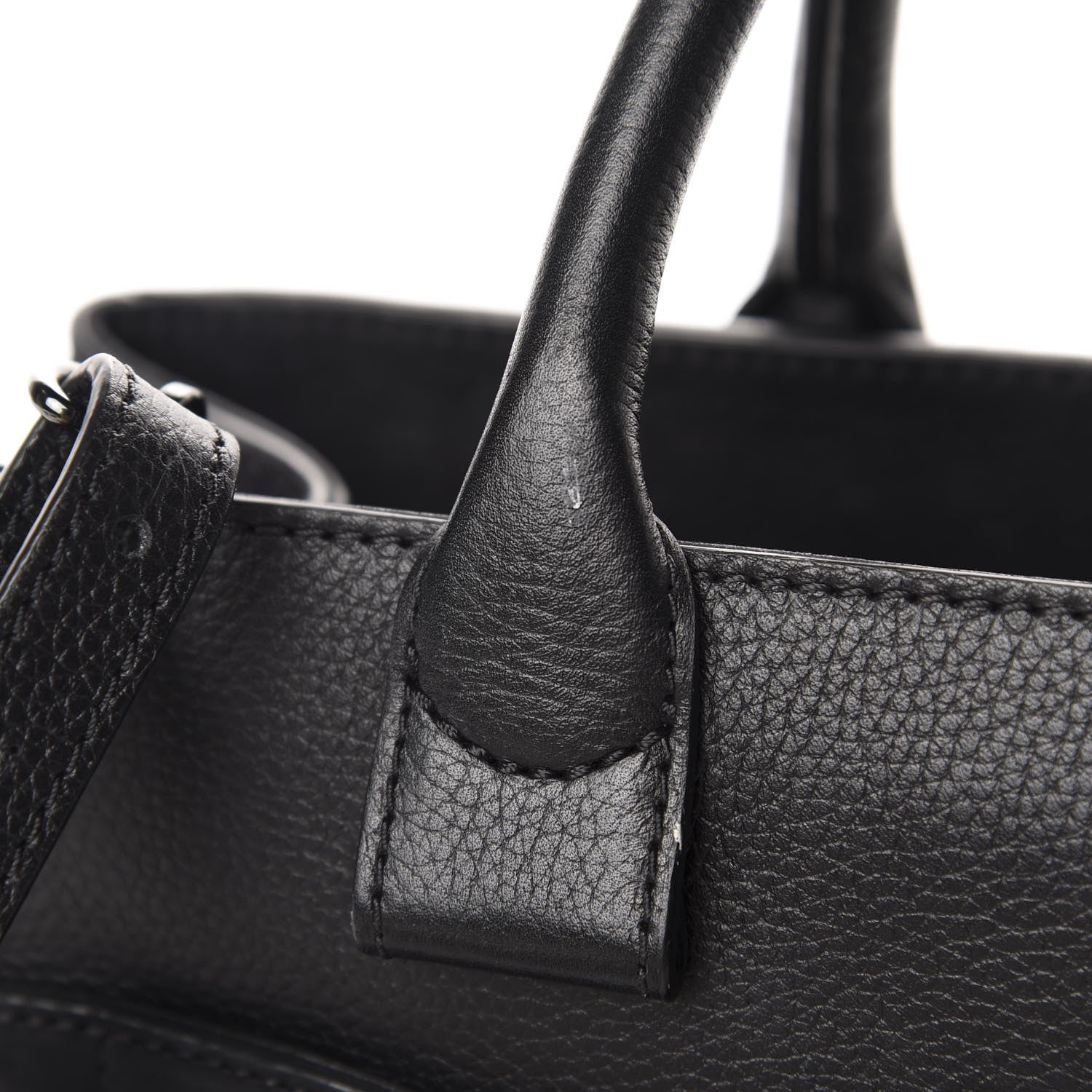Chanel Grained Calfskin Suede Small Neo Executive Shopper Tote Black 13 of 17