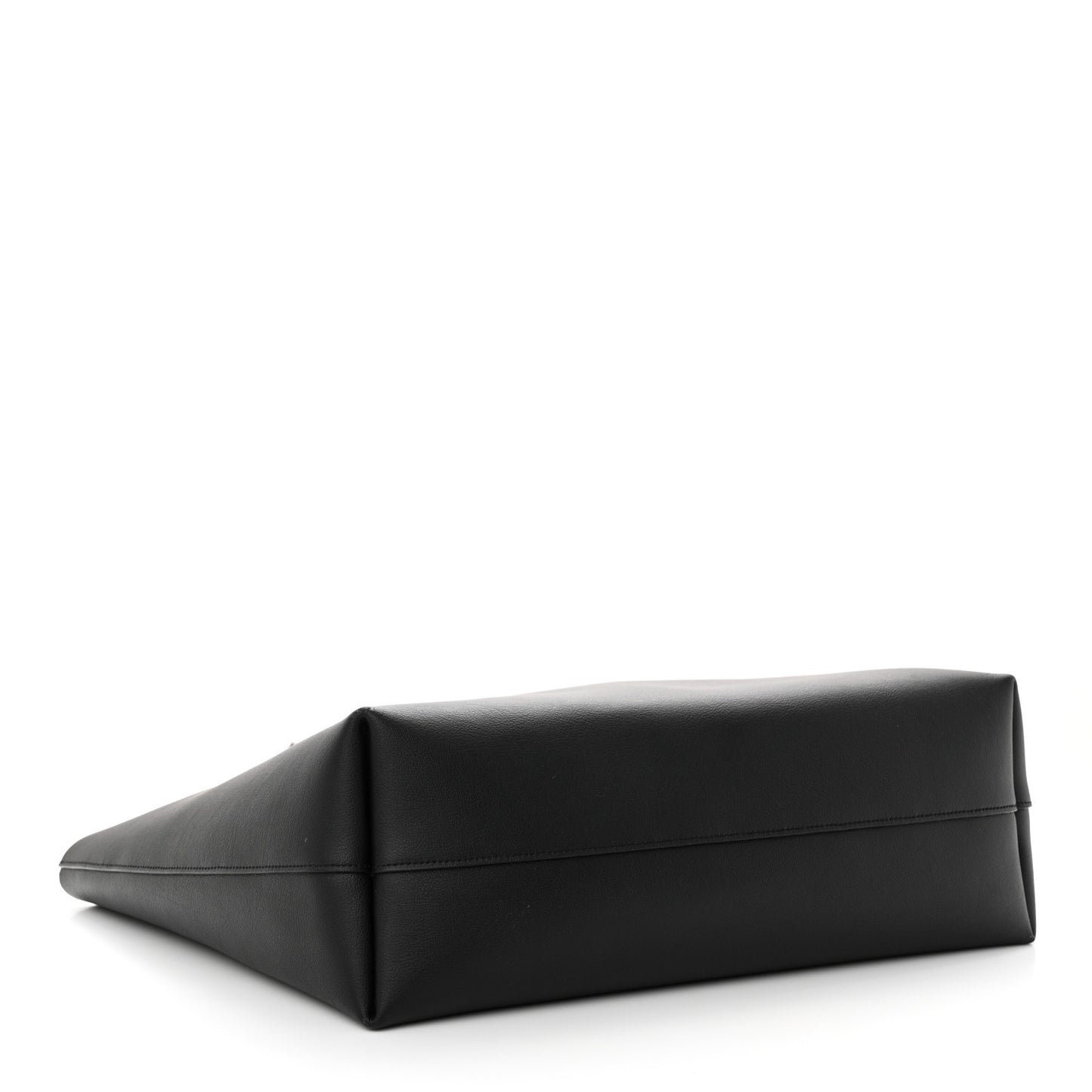 Calfskin Large Shopping Tote Black