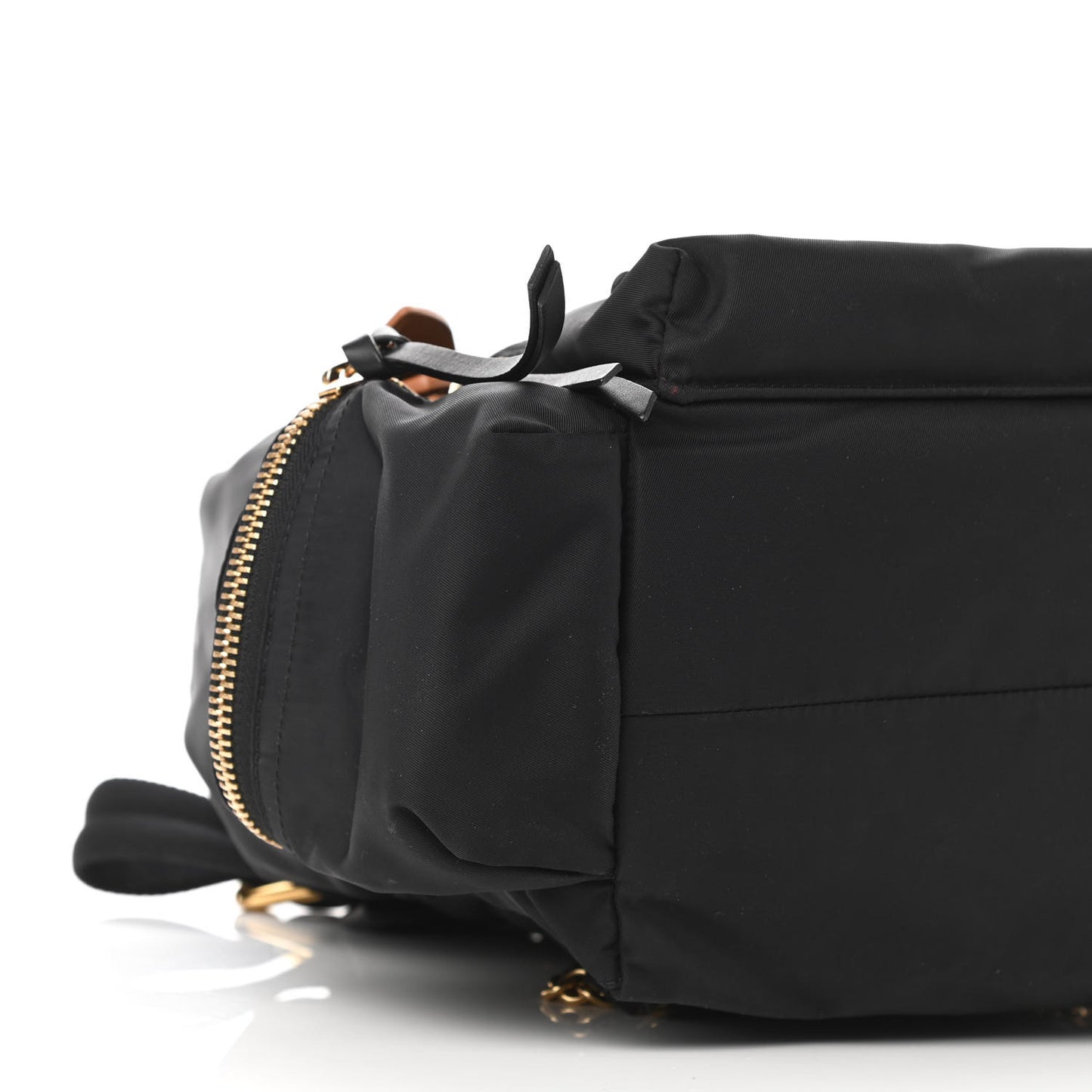 Nylon Medium Rucksack Backpack Black