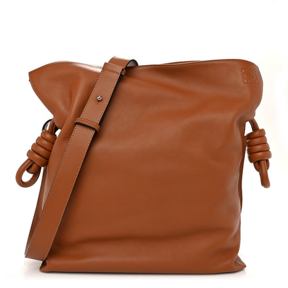 Loewe Nappa Calfskin Flamenco Knot Bag Tan 1 of 10