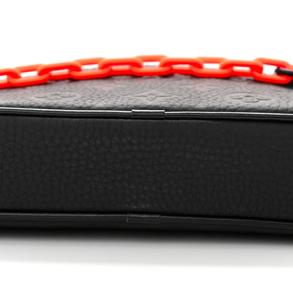 Louis Vuitton Taurillon Monogram Uniformes Solar Ray Soft Pochette Volga Belt Bag Black 10 of 10