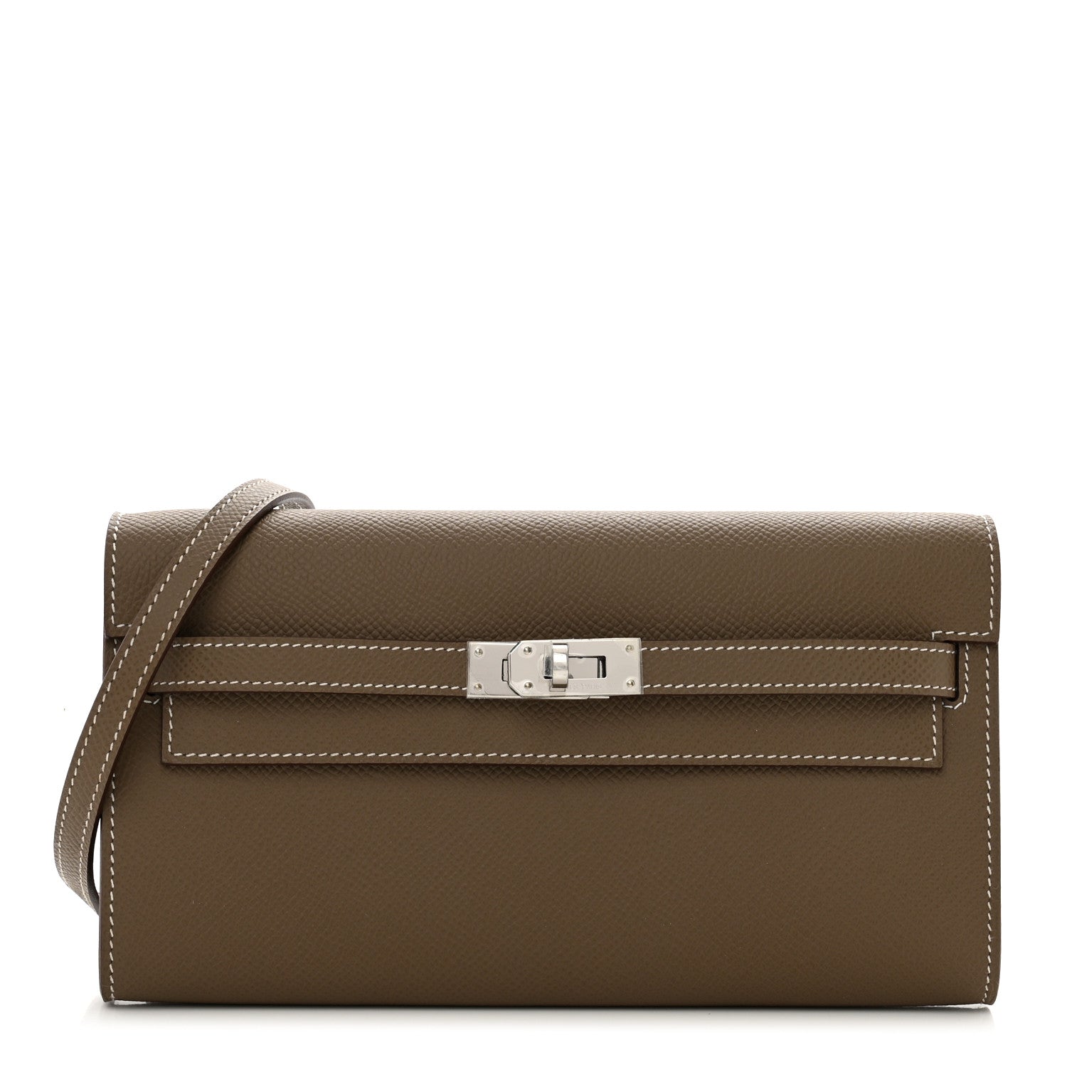 Hermes Epsom Kelly Wallet To Go Etoupe 1 of 9