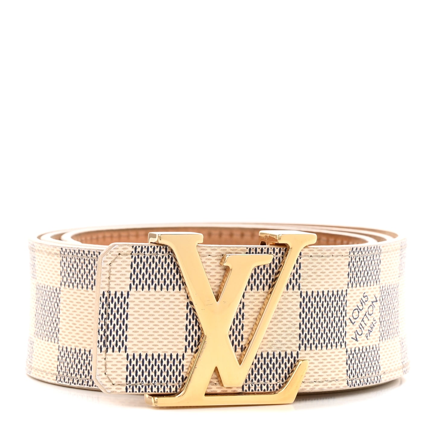 Damier Azur 40mm LV Initiales Belt 80 32