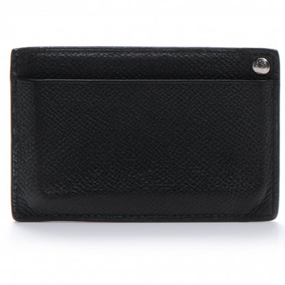 Hermes Epsom Card Holder Black 1 of 7