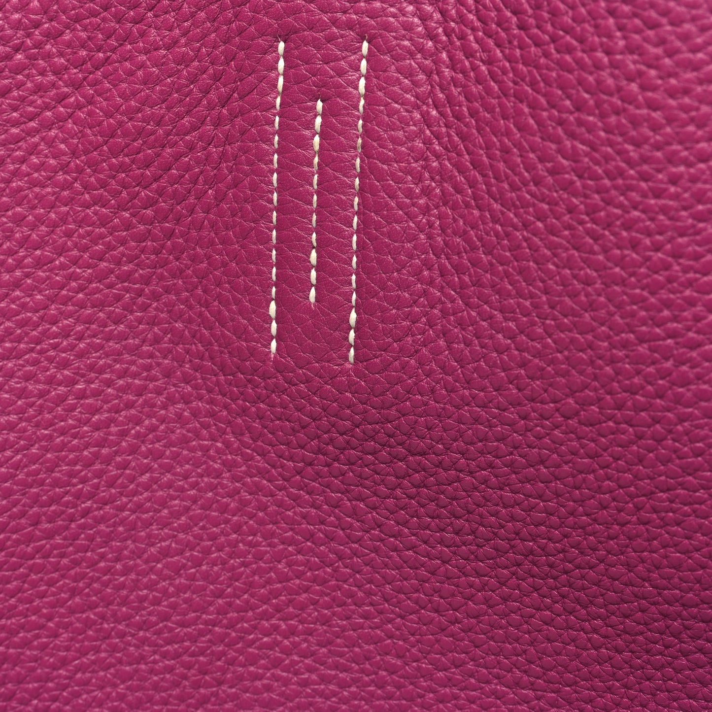 Taurillon Clemence Double Sens 36 Reversible Tote Marron Tosca