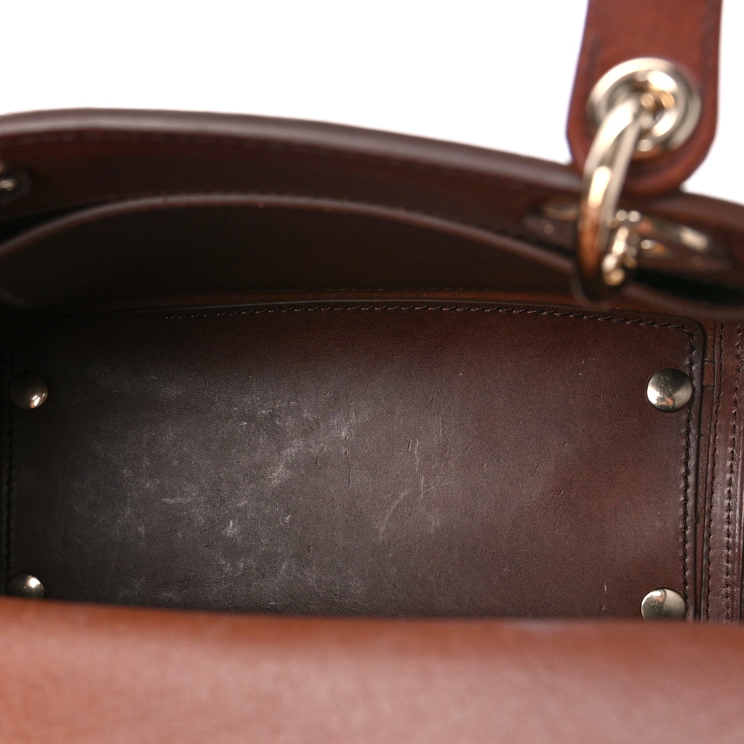 Christian Dior Calfskin K11 Original Masters Medium Lady Dior Brown 5 of 12