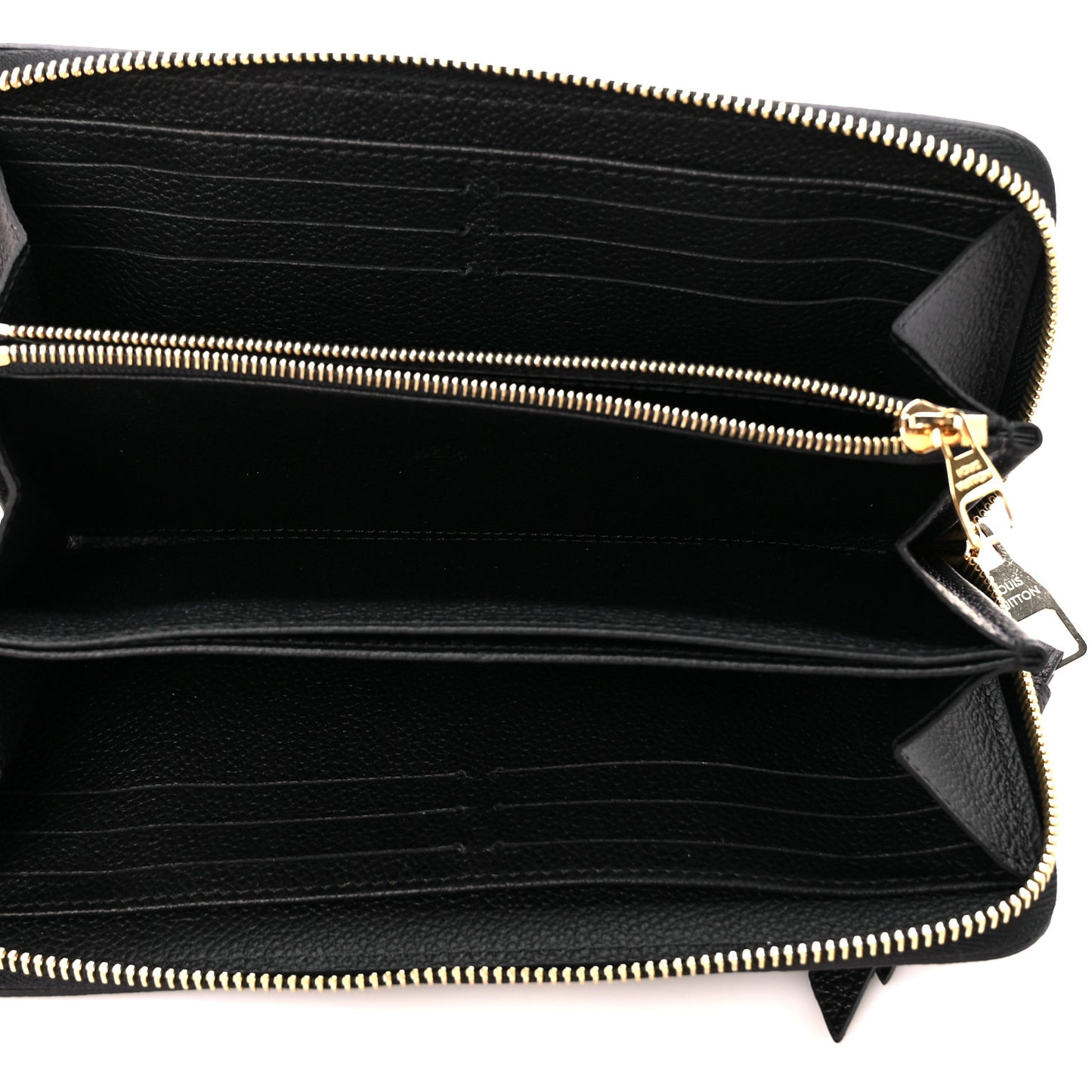 Empreinte Monogram Giant Zippy Wallet Black Beige