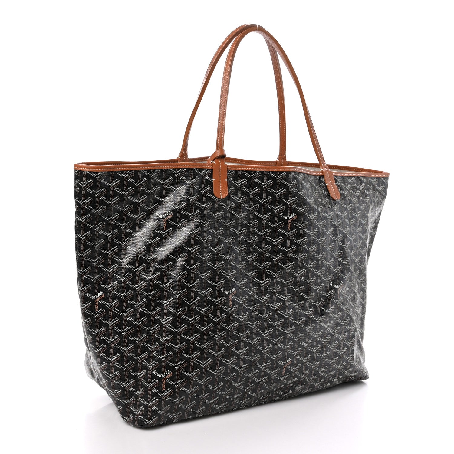 Goyard Goyardine Saint Louis GM Black Gold 4 of 11