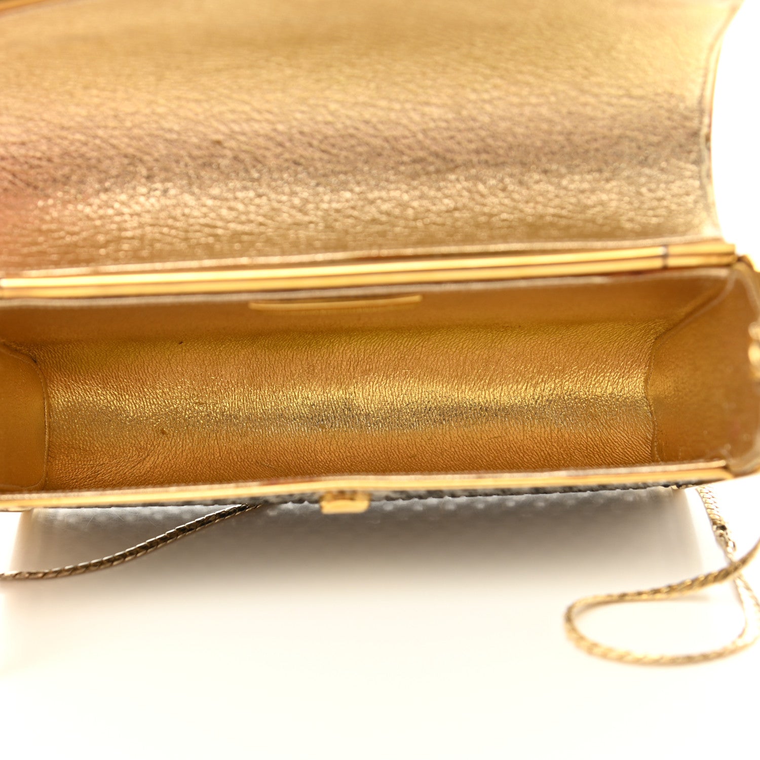 Judith Leiber Swarovski Crystal Clutch Gold Black 5 of 11