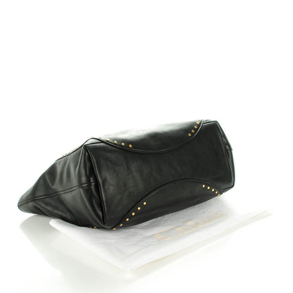 Chloe Calfskin Studded Isa Tote Black 4 of 8