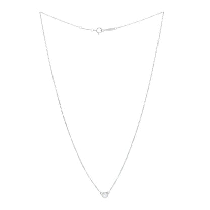 Tiffany Platinum Diamond .22ct Elsa Peretti Diamonds By The Yard Pendant Necklace 2 of 5