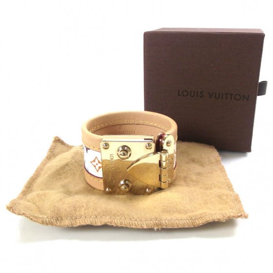 Louis Vuitton Monogram Multicolor S Lock Bracelet White 3 of 6