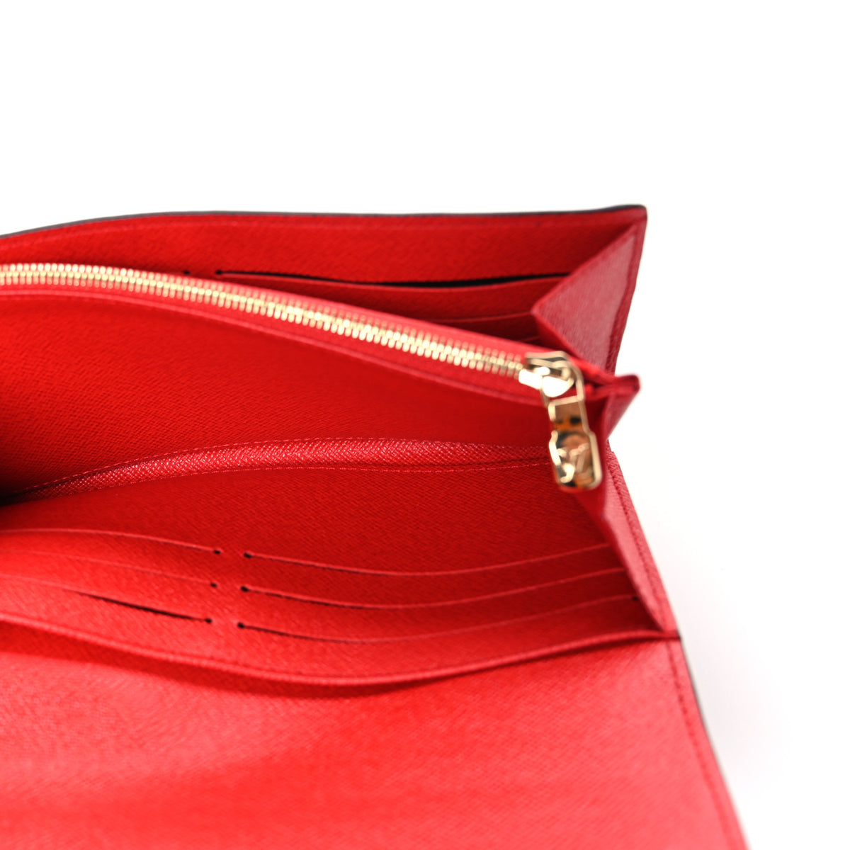 Monogram Sarah Wallet NM Coquelicot