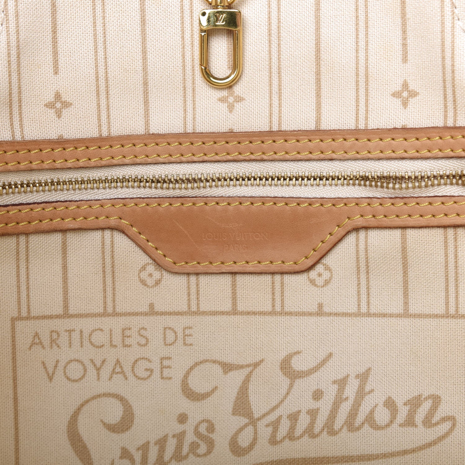 Louis Vuitton Damier Azur Neverfull MM 9 of 11