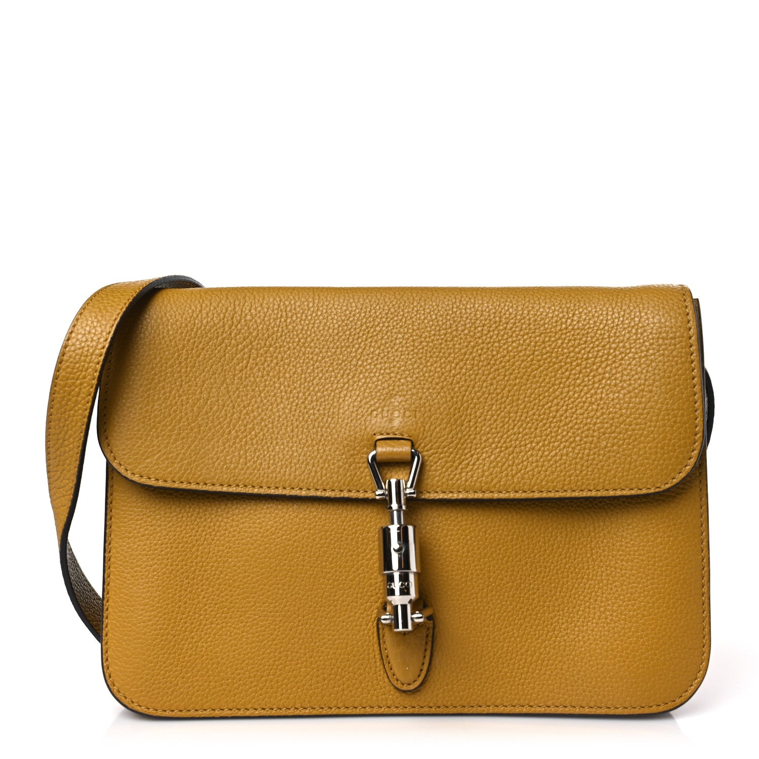 Gucci Grand Prix Calfskin Small Jackie Shoulder Bag Yellow 1 of 13