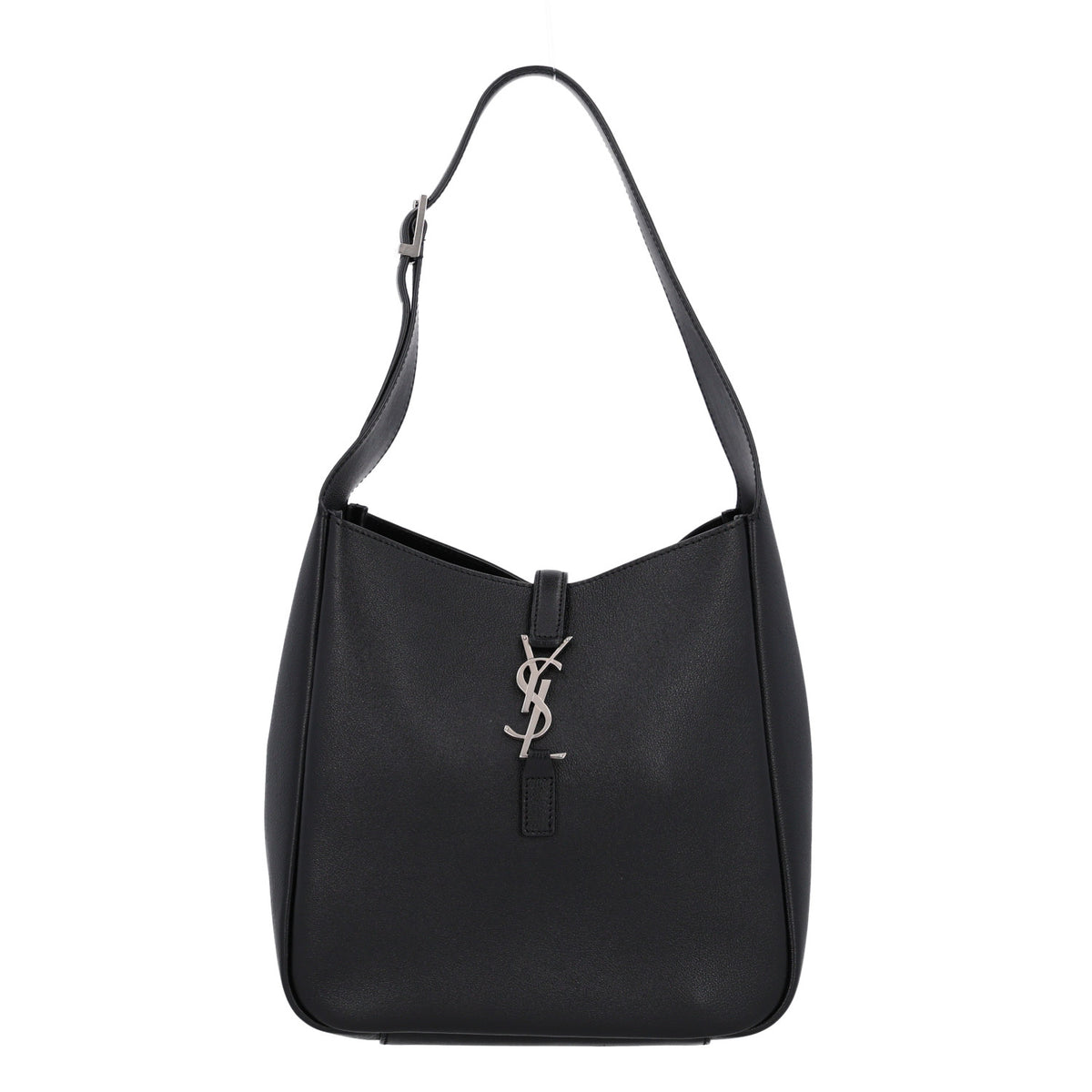 Saint Laurent Smooth Calfskin Small Le 5 A 7 Soft Hobo Black 1 of 11