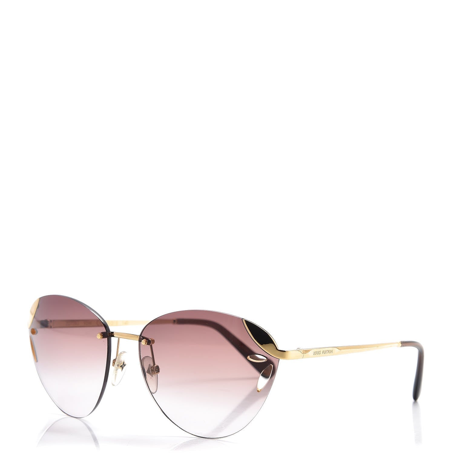 Louis Vuitton Lila Sunglasses Z0728U Gold 1 of 8
