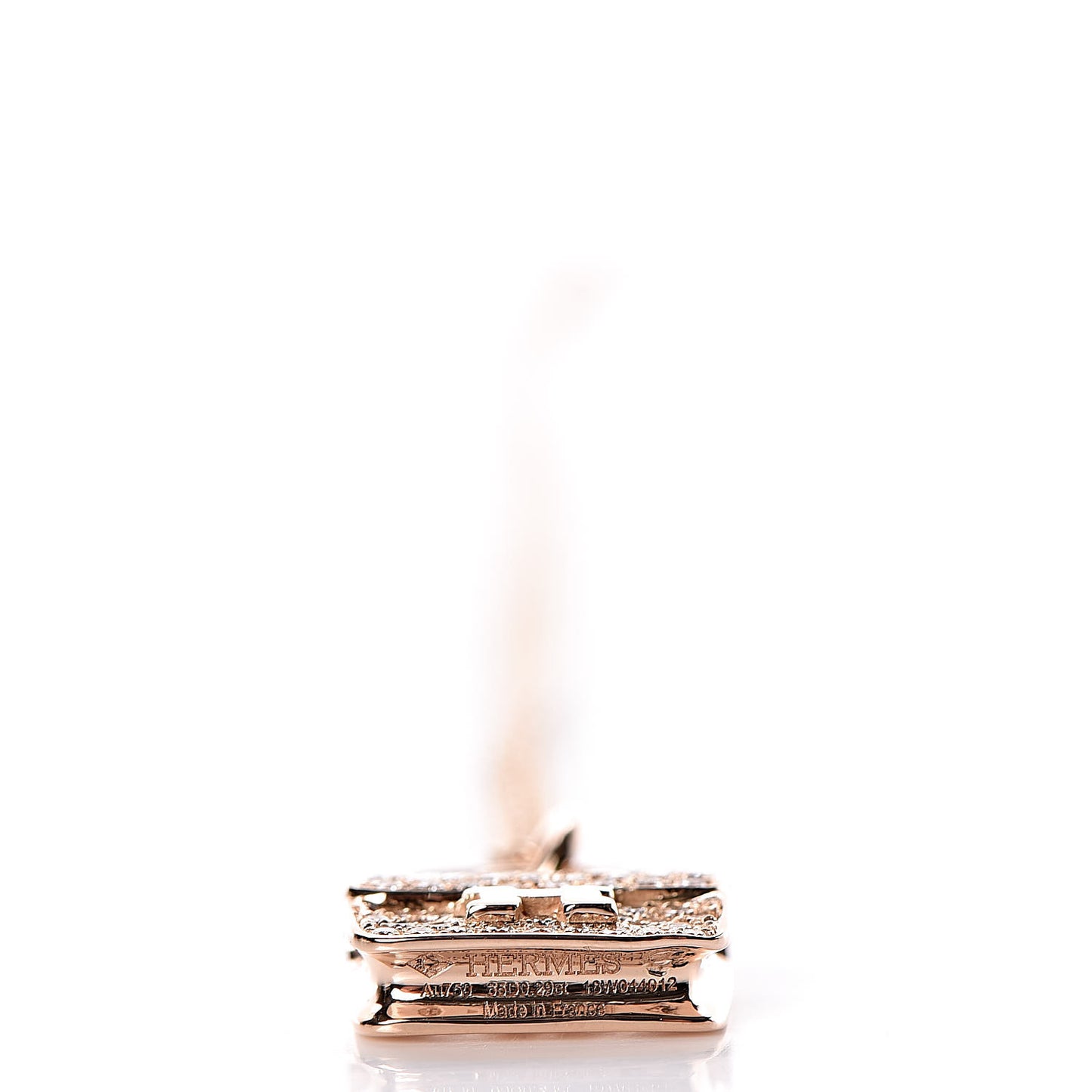 18K Rose Gold Diamond Constance Amulette Pendant Necklace