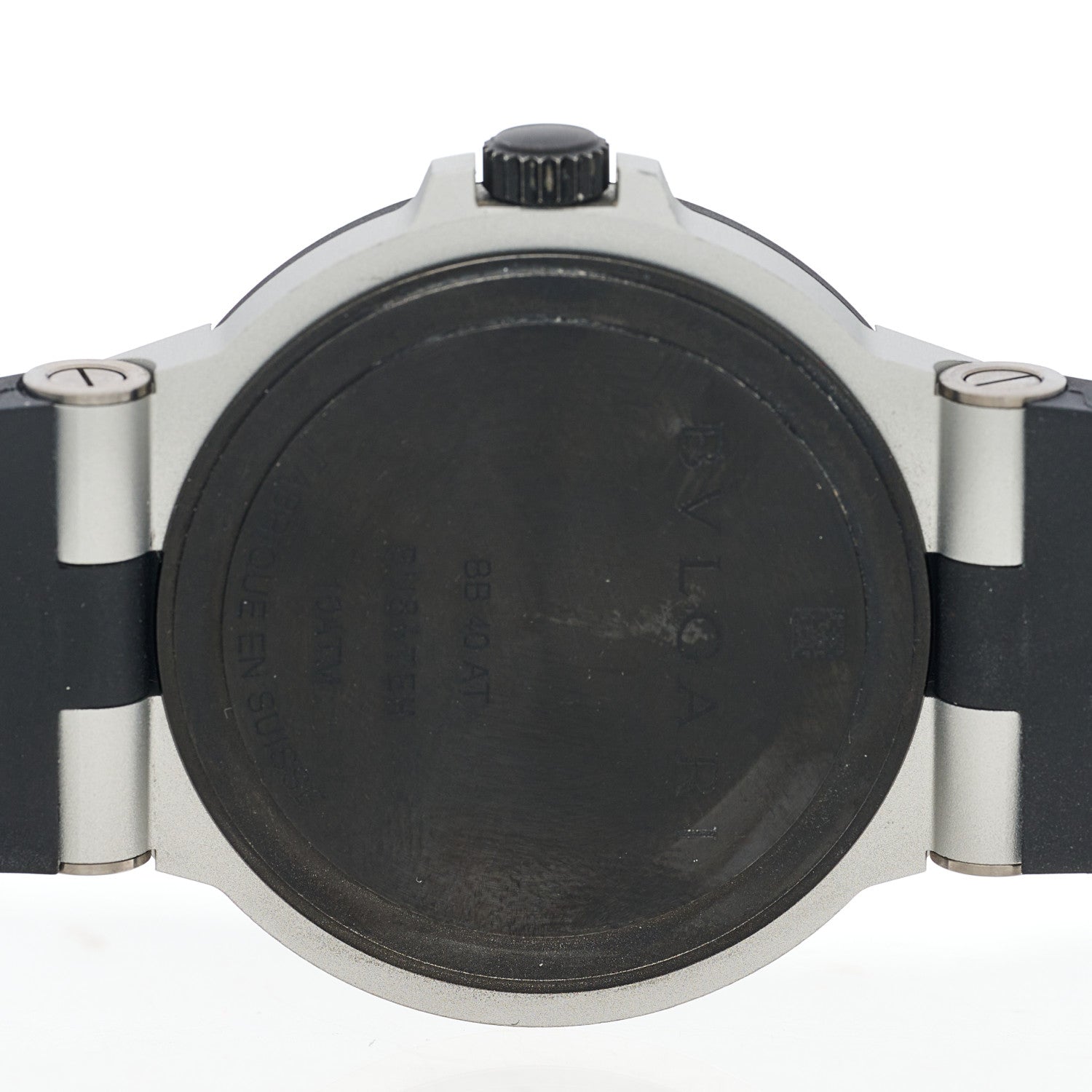 Bulgari Aluminum Rubber 40mm Diagono Automatic Watch 4 of 4