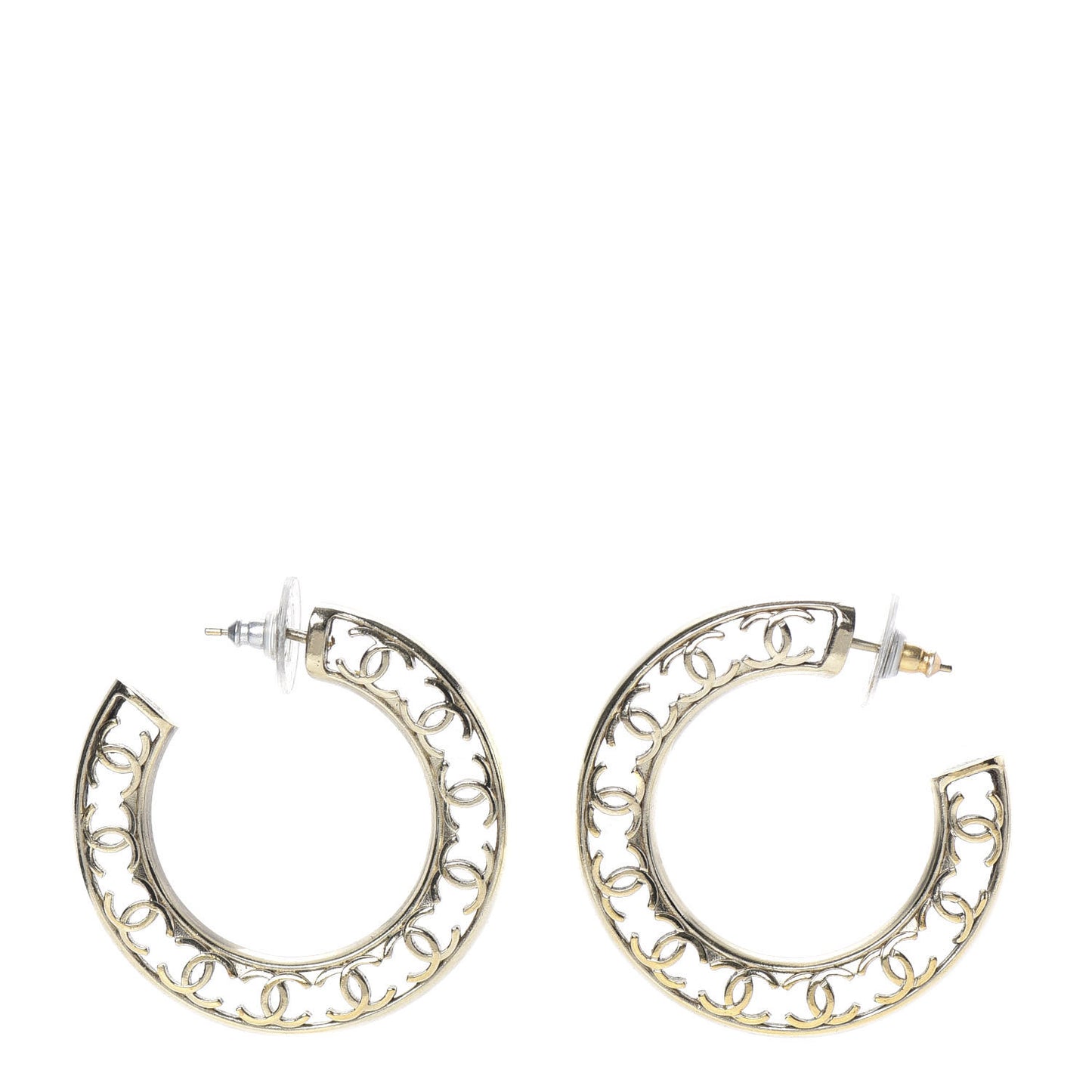CC Hoop Earrings Gold