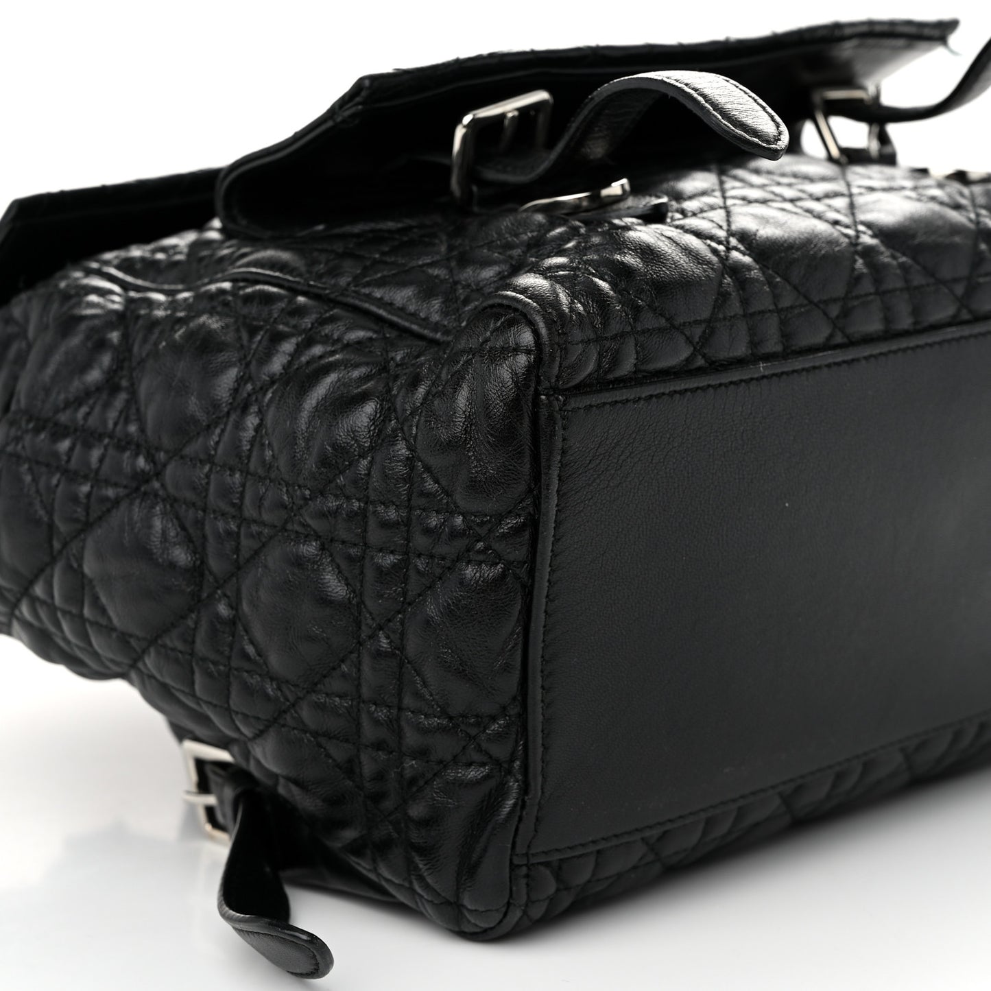 Lambskin Cannage Large Stardust Backpack Black