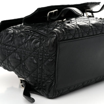 Christian Dior Lambskin Cannage Large Stardust Backpack Black 9 of 12