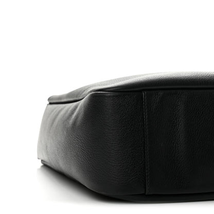 Saint Laurent Grained Calfskin Small Le 5 A 7 Soft Hobo Black 9 of 13