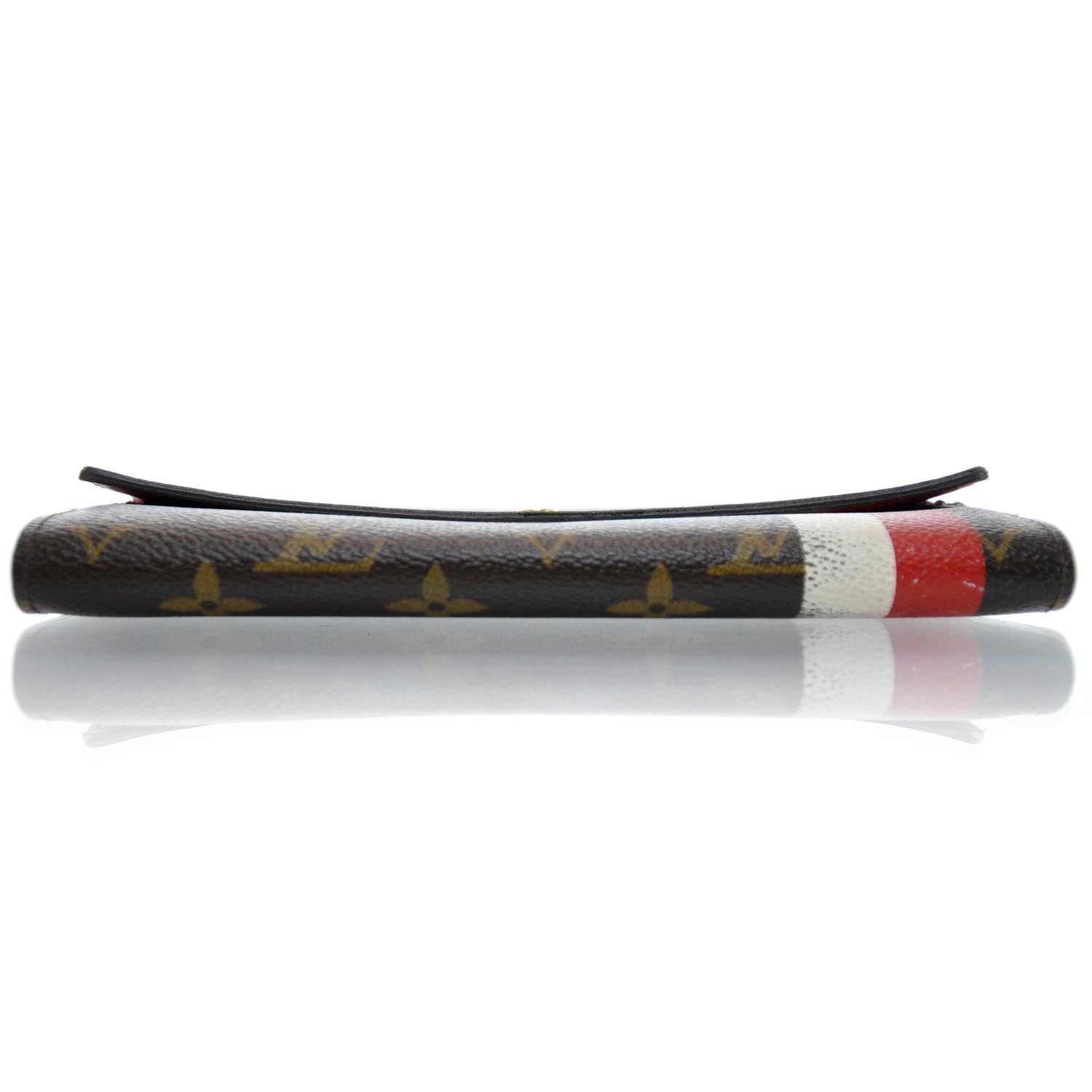Louis Vuitton Monogram Groom Sarah Wallet Red 6 of 10