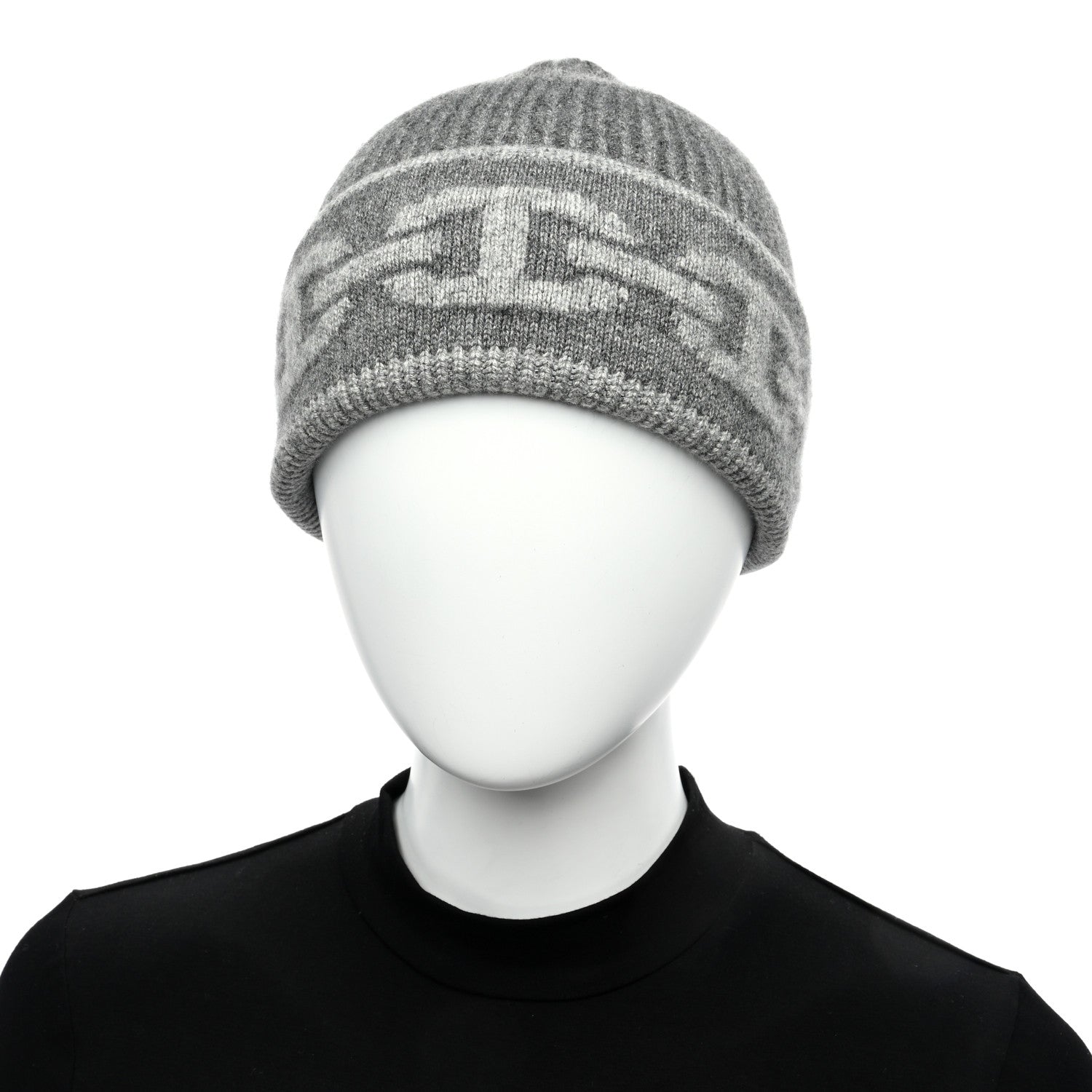 Hermes Cashmere Knit Heaven Beanie M Charbon Flanelle 2 of 5