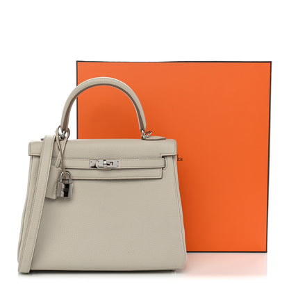 Hermes Togo Kelly Retourne 25 Beton 13 of 13